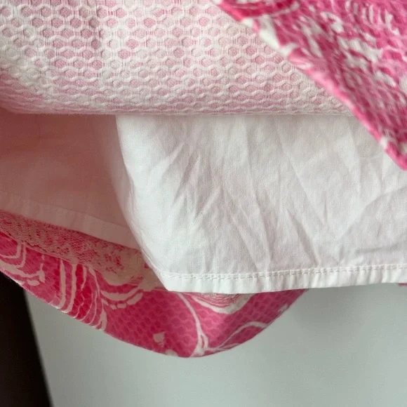 🩷 LILY PULITZER X GOOP COLLAB PINK FLORAL PREPPY GIRLY MINI DRESS WITH POCKETS - Picture 10 of 11